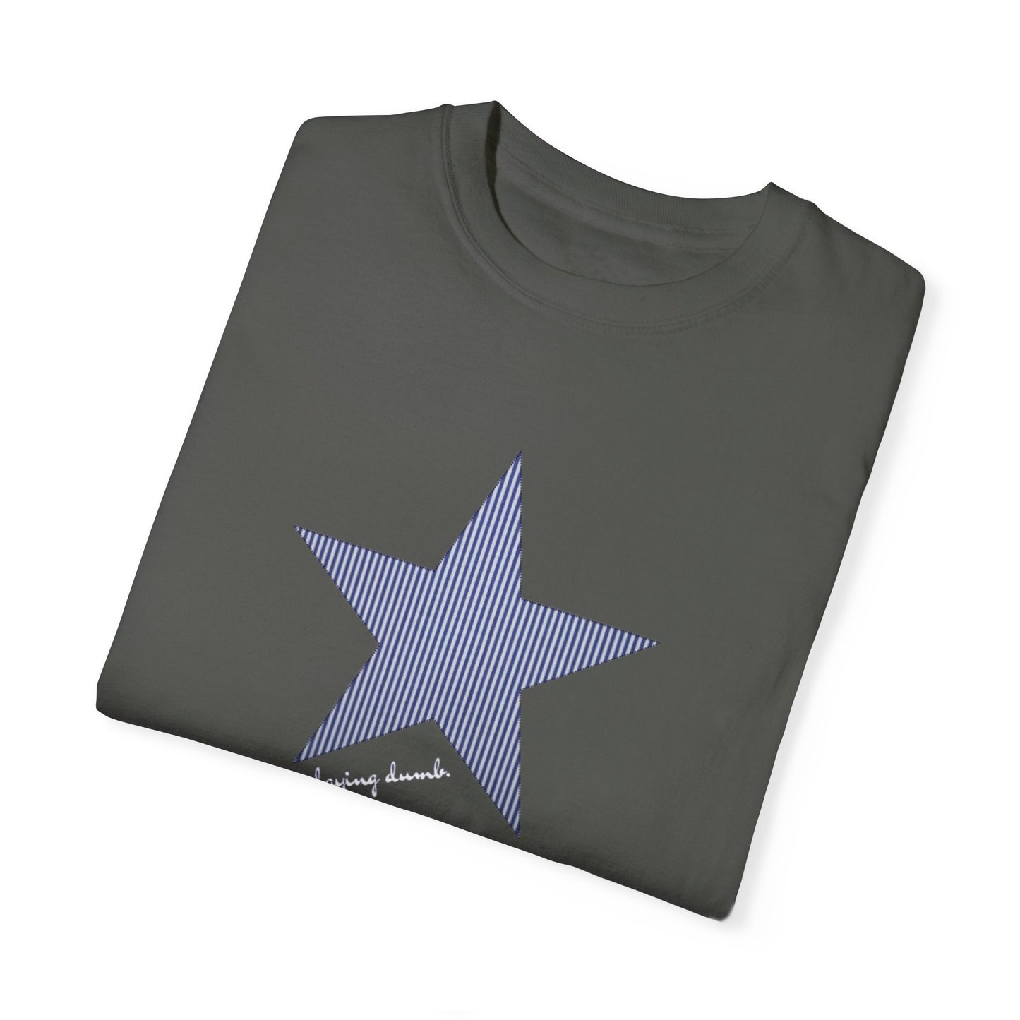 blue striped star