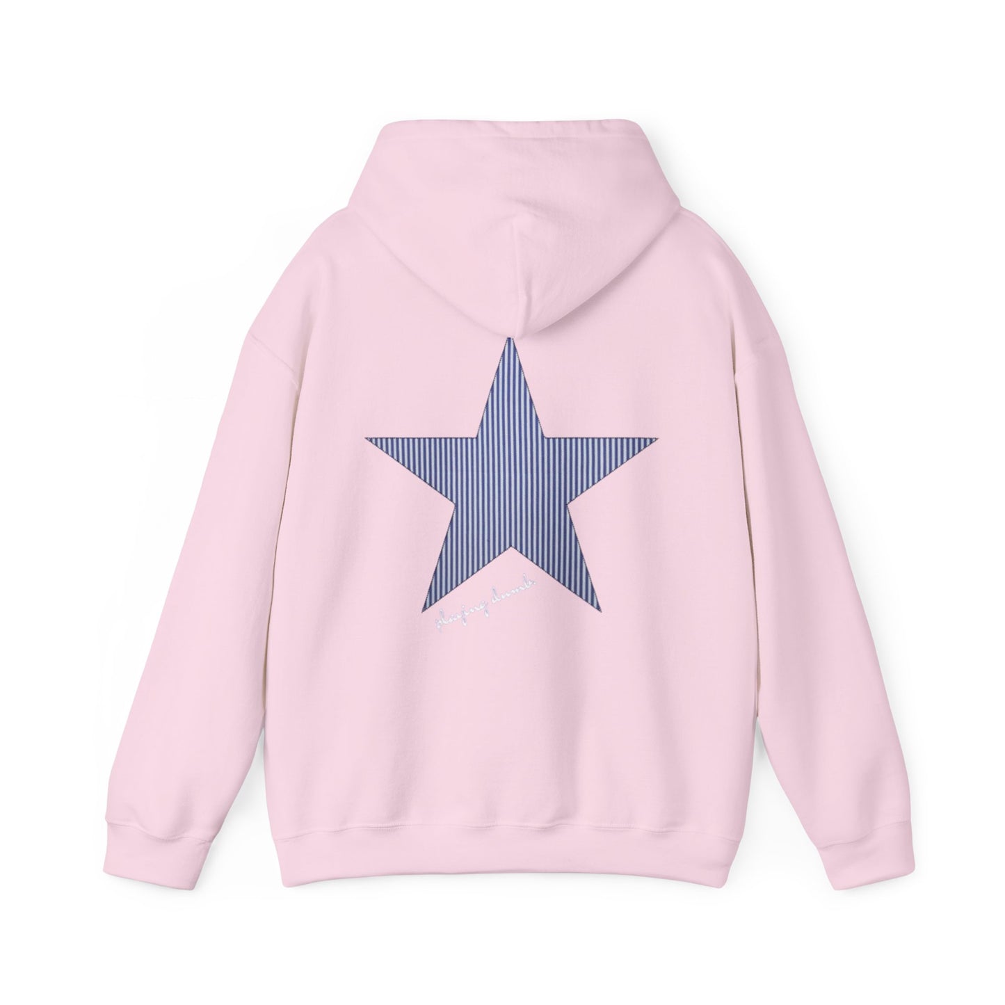 baby blue star hoodie