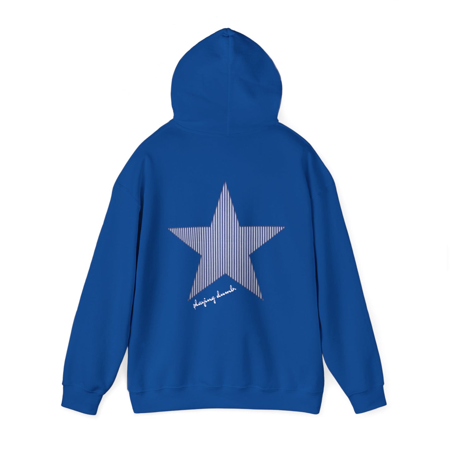 baby blue star hoodie