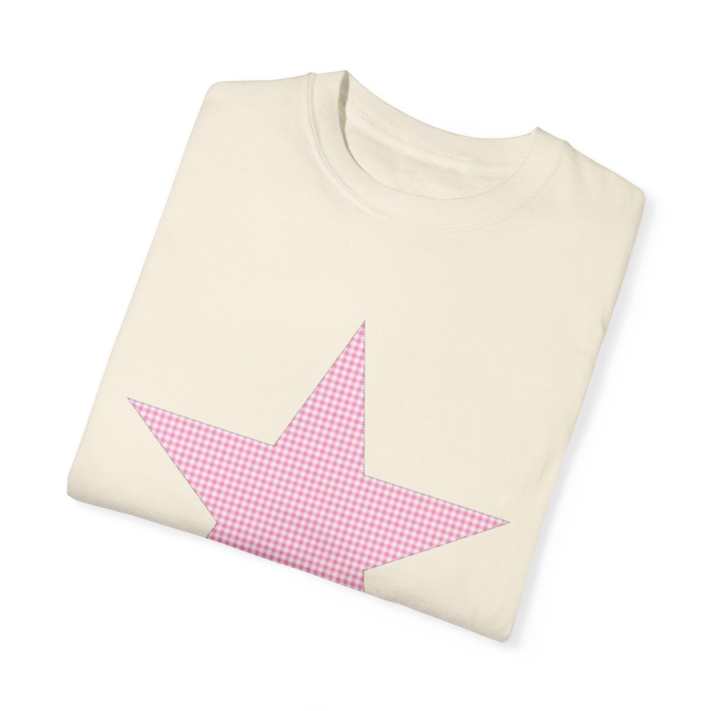 baby pink star regular shirt