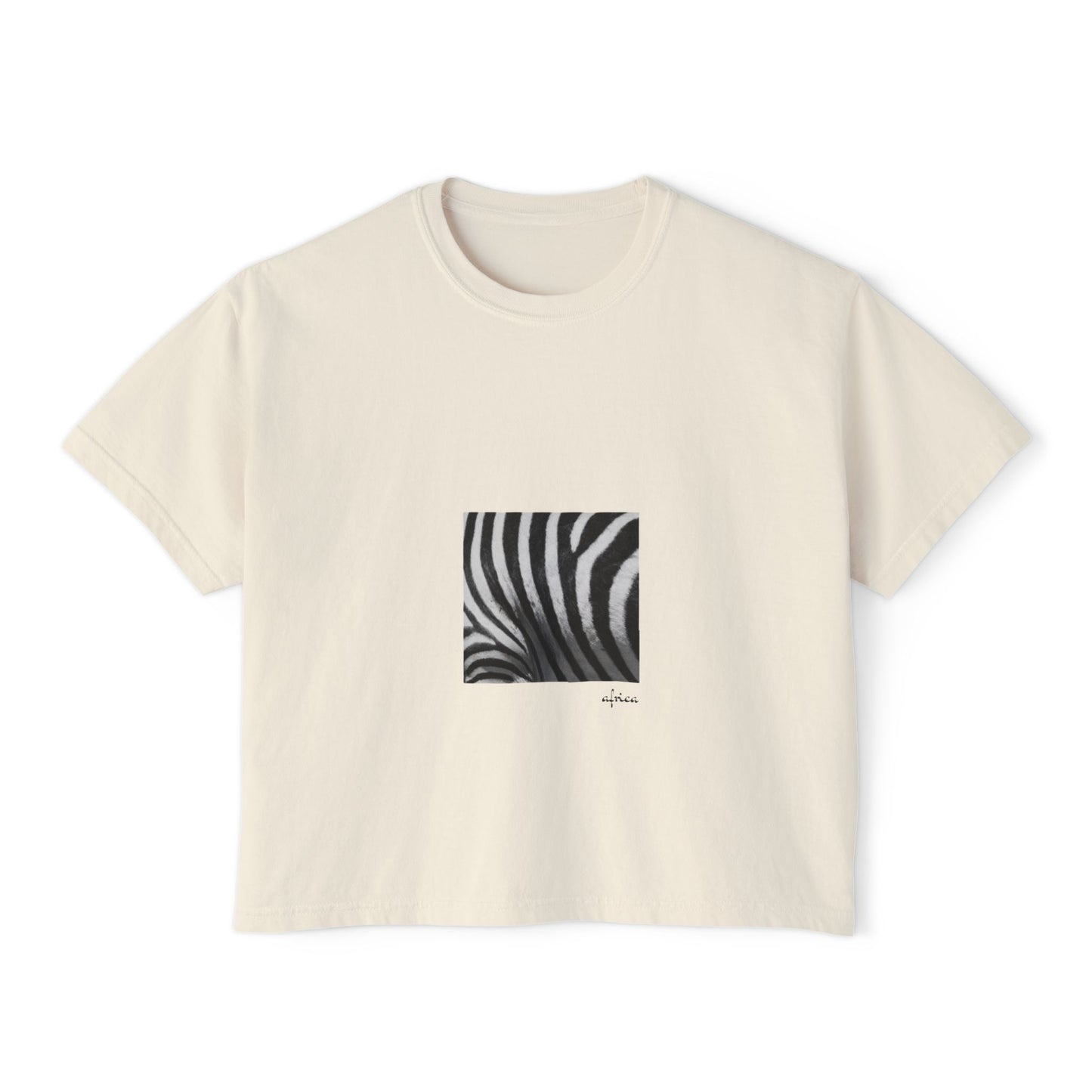 Zebra boxy tee