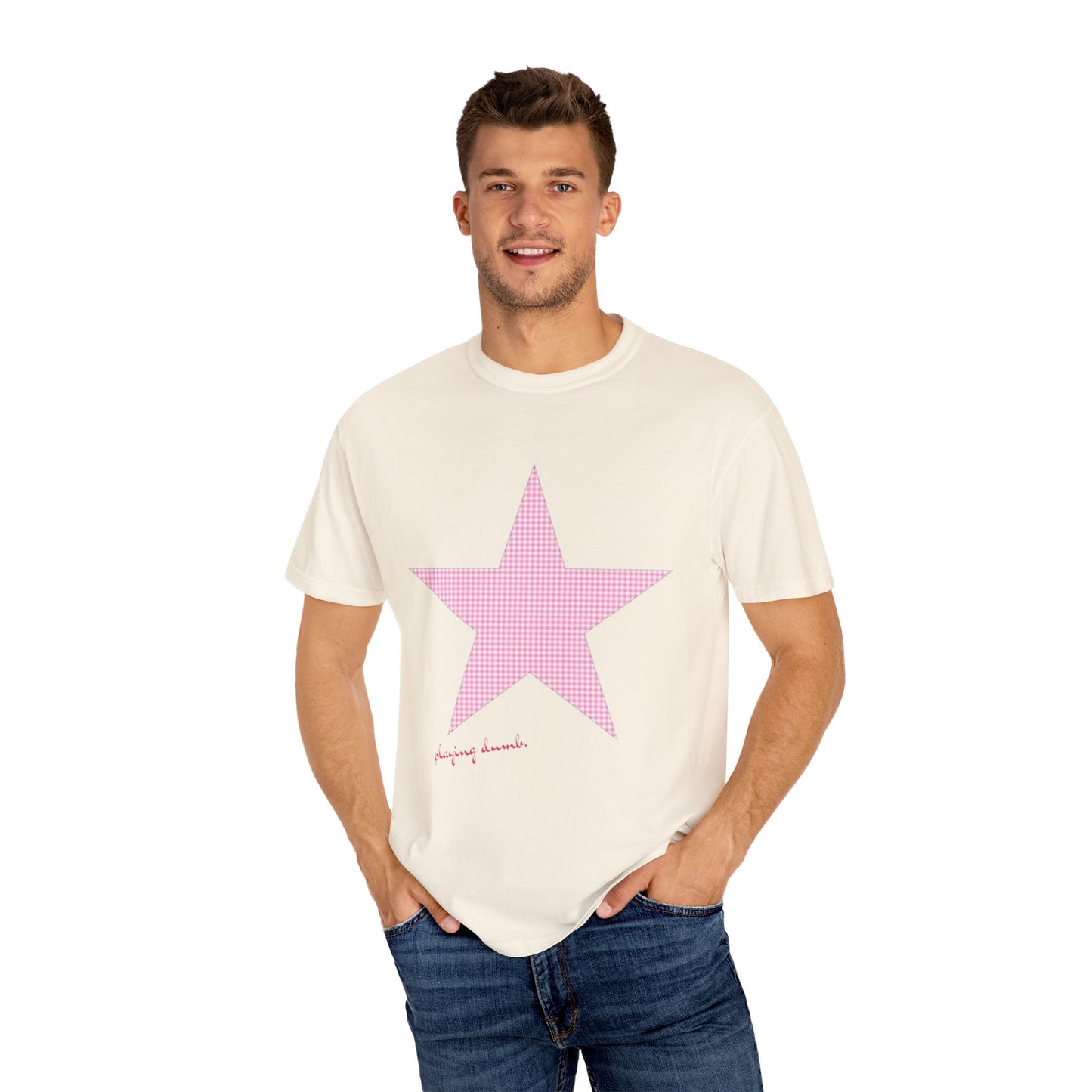 baby pink star regular shirt